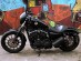 Top Leather Black Pannier Saddle Bag  W/ Bottle Single for Harley-Davidson Sportster 